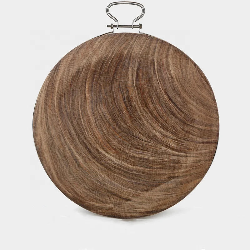 Factory Selling Chopping Board Solid Wood Chopping Board Round Thick Chopping Board Wood Without Splicing