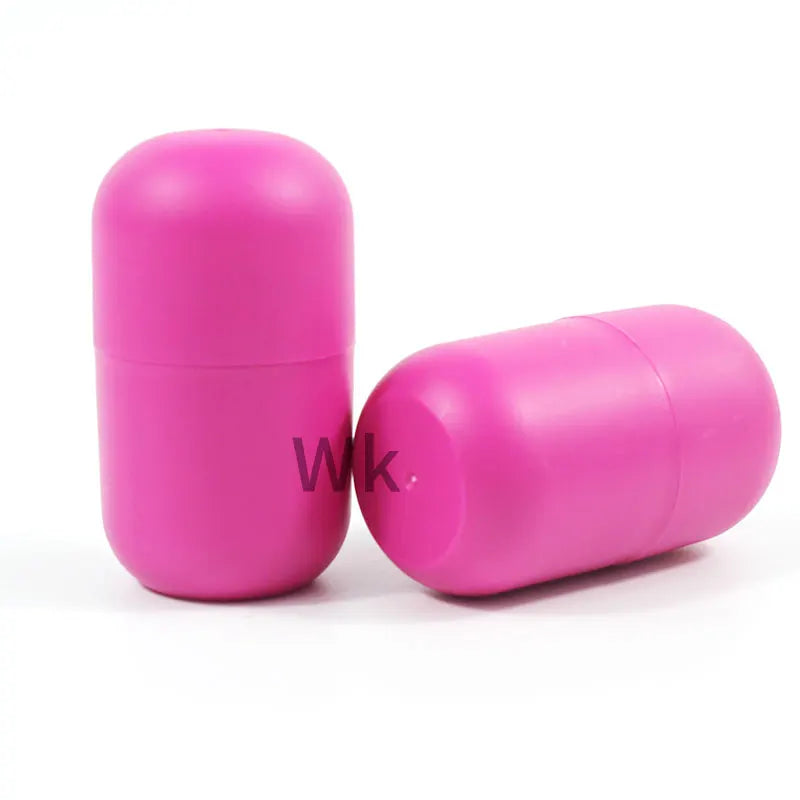 Capsule Shape Design Capsules Bottle Plastic for Pill Tablets Medicine Container Vitamins Maca Fish Oil Nutrient Coffer Power