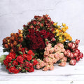 E-L228 Wholesale Wedding Decor a Grade Rose Natural Real Preserved Dried Flowers Bouquet