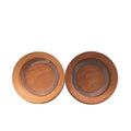 Round Beech Storage Lid Airtight Natural Wooden Canning Ball Jar LidsGlass Drinking Bottle Wooden Screw Cap Covers