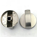 6/8mm Metal Silver Gas Stove Cooker Knobs Adaptor Oven Switch Cooking Surface Control Lock Cookware Assembly Gas Stove Knob