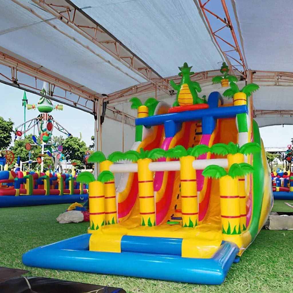 15ft 16ft Inflatable Water Slide  Inflables Para Fiestas Water Slide Commercial Used Inflatable Slide