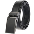LY33-0223-1 New Fashion 3.0cm Width Men's Alloy Buckle Leather Belt Mens Belts Genuine Leather Luxury Men's Leather Belt