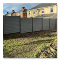 Wood Plastic Composite Outdoor Wood Garden Wall Panel Wpc Boards Fencing Easy Install Privacy Decking Wpc Fence Panels