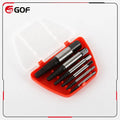 5pcs Metric Sand Blasted Finish Metal Drill Bit Set for Damaged Screw Extraction and Bolt Removal in Woodworking