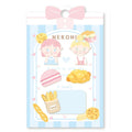 Nekoni Cute Memo Pad Kawaii Girls Self-Stic Note Pad Stic Notes Memo Pad for Memo Notes