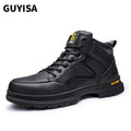 For GUYISA New Fashion Safety Boots Customizable Steel Toe Design for Outdoor Work for Factory Use in Summer Winter Autumn