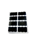 Wholesale Cheap Black Waterproof Reusable PVC Chalkboard Stickers for Spice Jar Bottles Die Cut Shaped Blackboard Sticker Labels