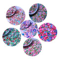 Mini Polymer Clay Slime Fillings Mixed Nail Beauty Soft Fruit Heart Candy Slices for DIY Photo Frame Ornament DIY Decoration