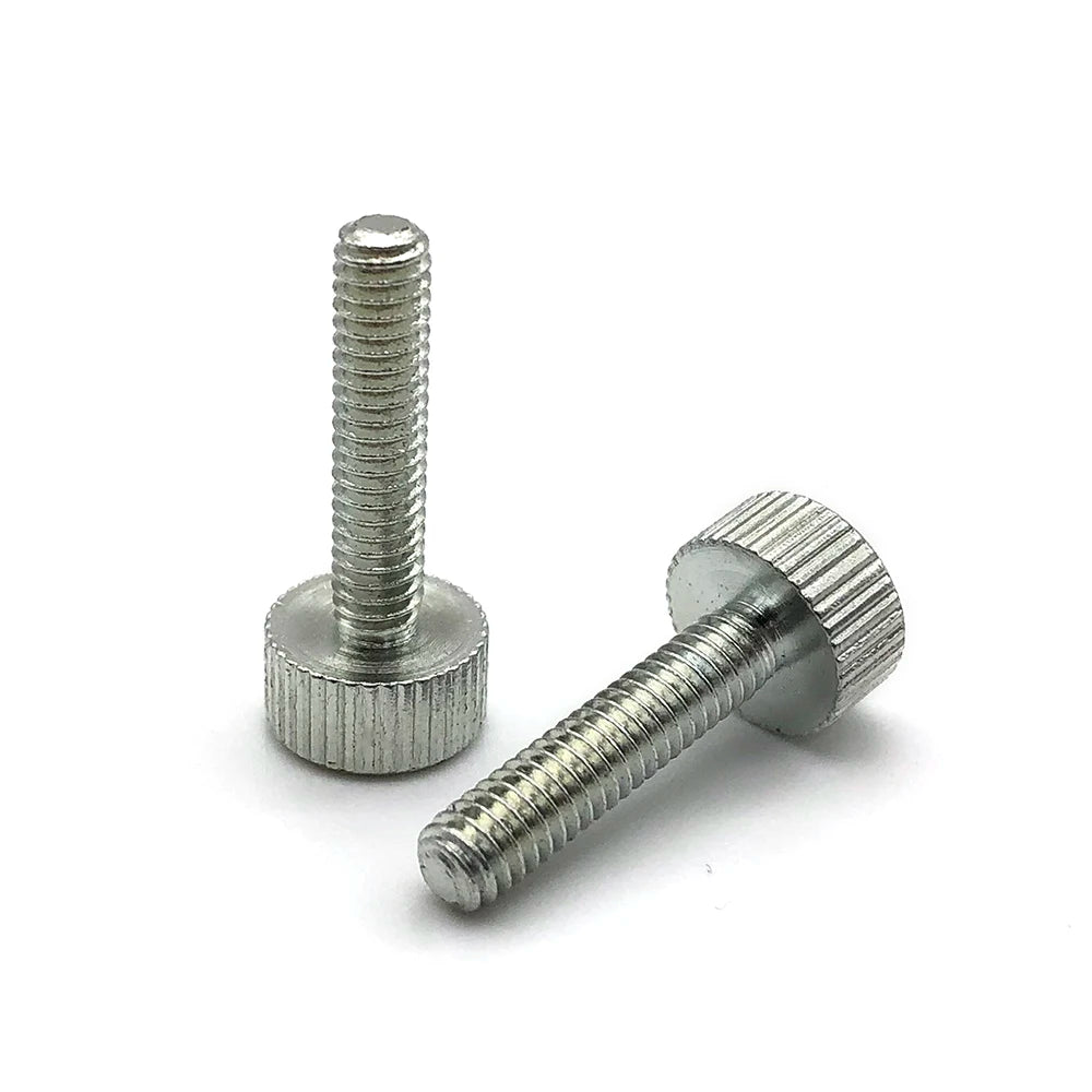 China Metric Stainless Steel Bolts Manufacturer Din 653 Knurled Flat Head Cylindrical Head Thumb Hand Screws for Auto Motorcycle