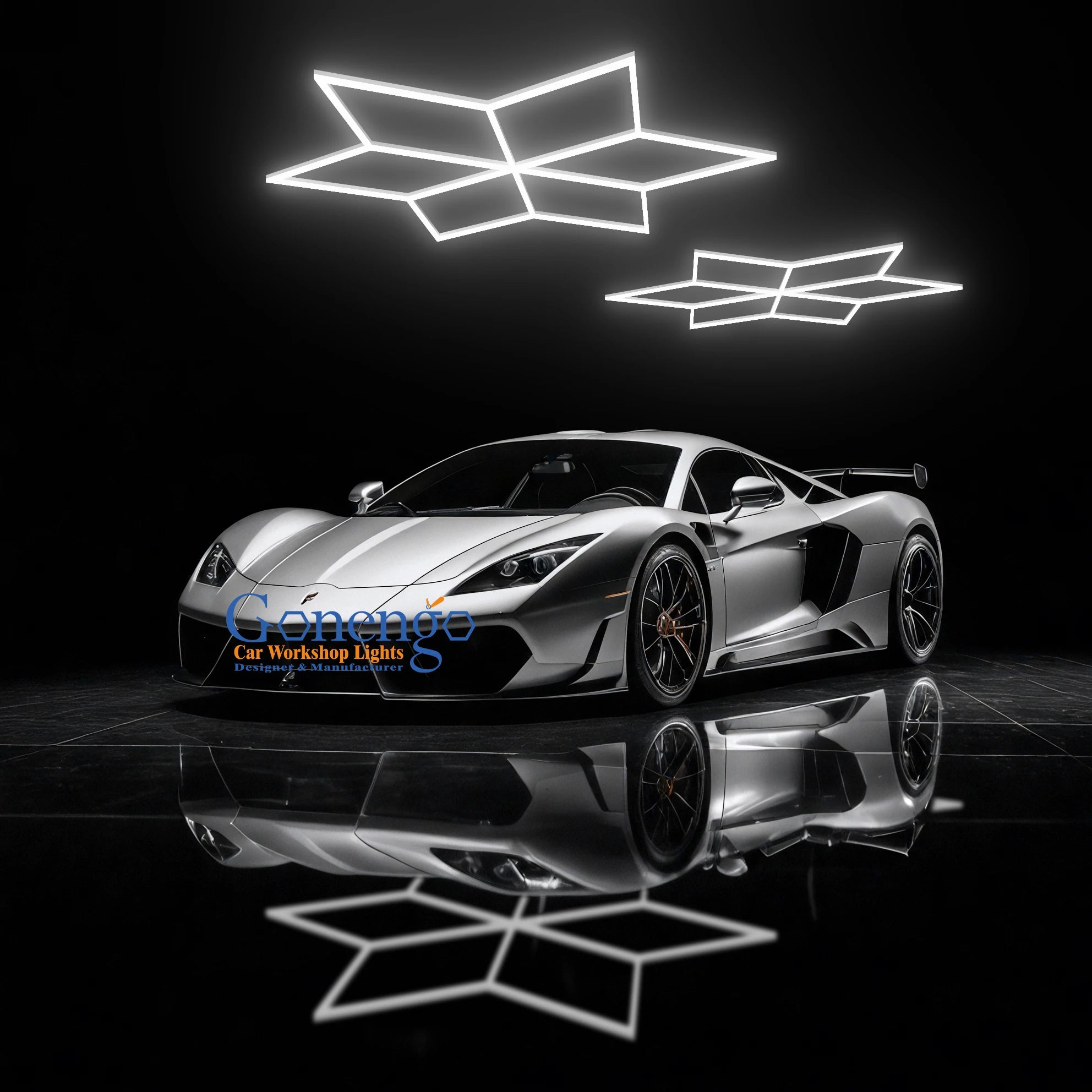 Free Shipping Provide Installation Instructions Garage Workshop Detailing Snowflake Light Working Car Light Wash