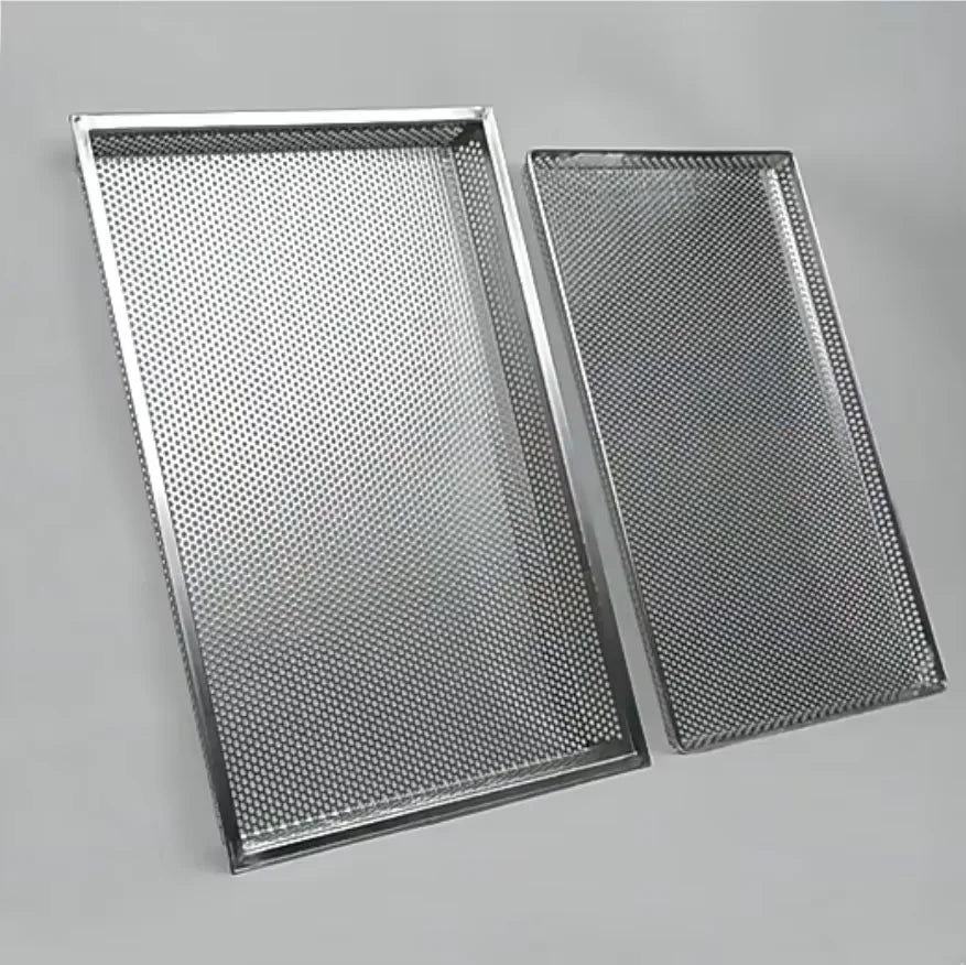 Heat Resistance Industrial Stainless Steel Aluminum Perforated Bakery Oven Rotary Rack Tray Pan for Drying and Freezing