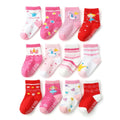 2026 Spring New Breathable Crew Cartoon Children's Socks Non-slip Indoor Glue Floor Unisex Custom Logo Kids Socks