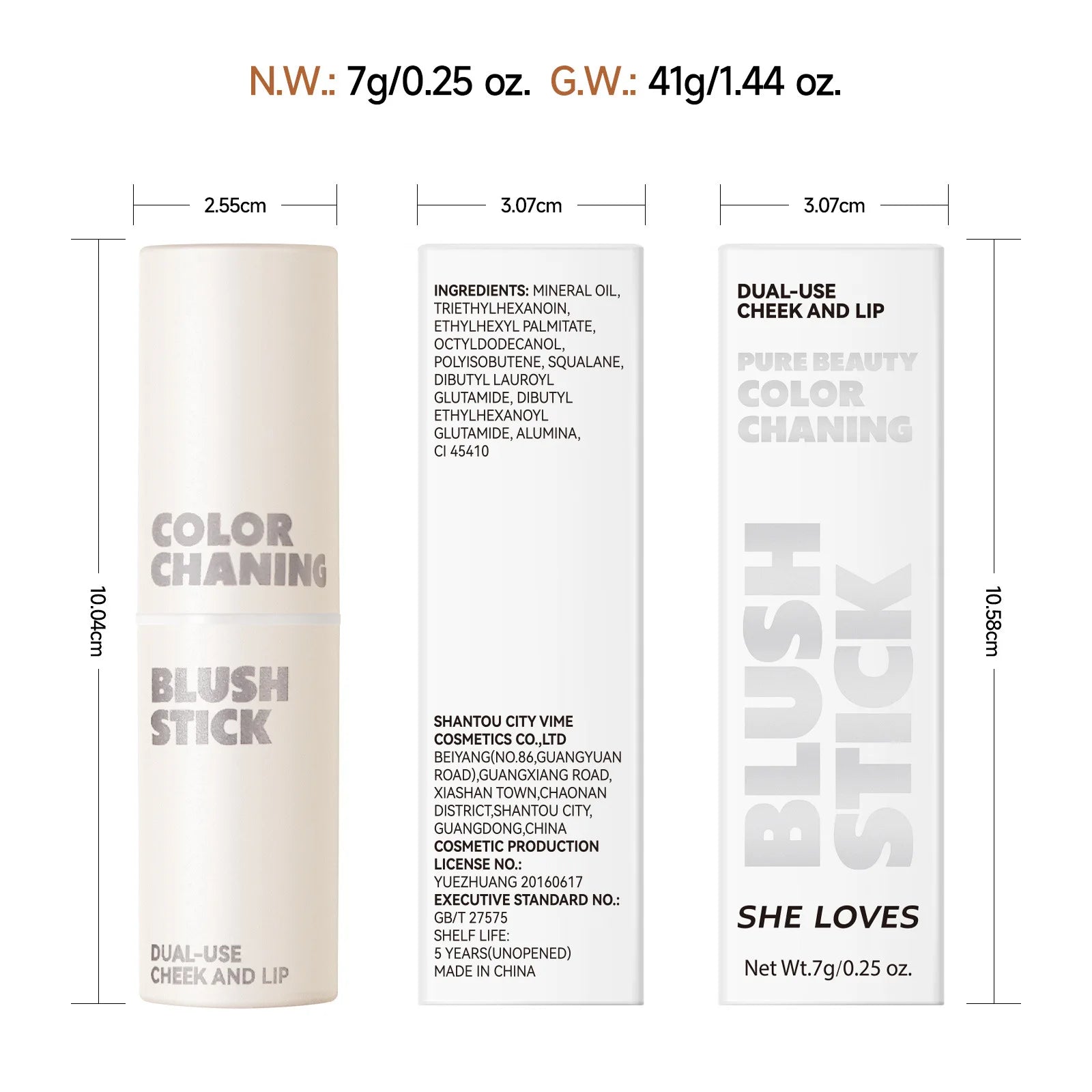 Make Your Own Logo Face Makeup Blush Tint Cruelty Free Blusher Stick Blush Makeup Multi Stick Cream Blush