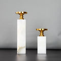 Marble Stone Candle Holders Suppliers Classic European Candle Holder China Luxury White Onyx Marble Candle Holder
