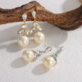2025 Vintage Pearl Drop Earrings 18K Gold Plated Earrings Fashion Pendientes Jewelry for Women Girls