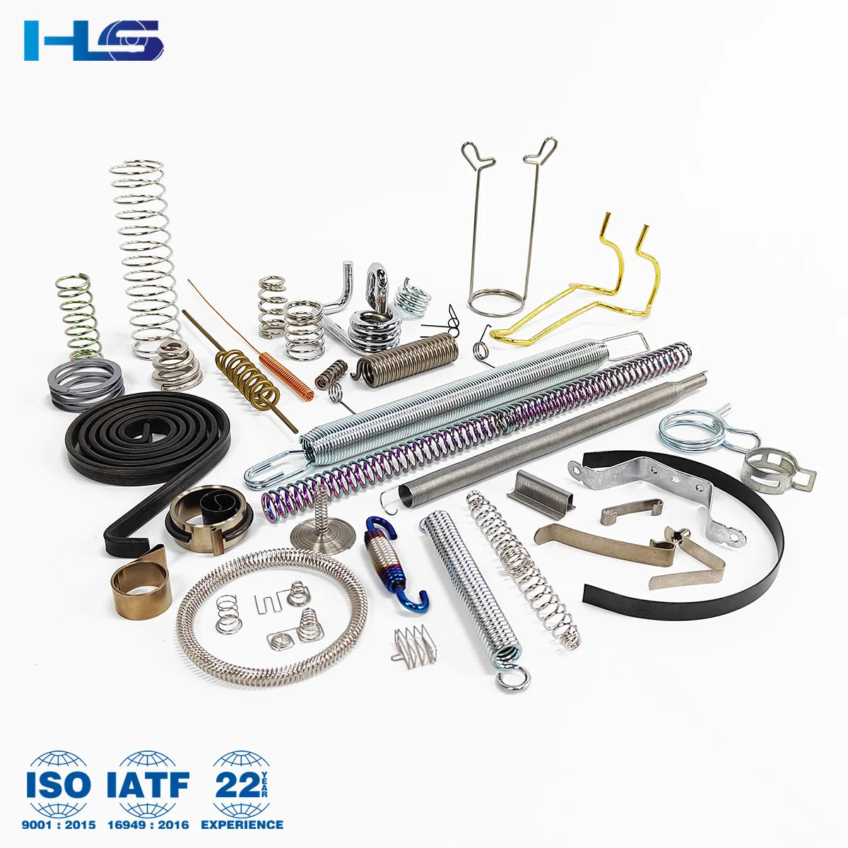 Manufacturer Custom Metal Stainless Steel Industrial Machine Small Big Wire Forming Flat Coil Tension Torsion Compression Spring