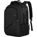 15 16 18 17 Inch Large Black Slim Anti Theft Waterproof Travel Laptop Backpack for Men Women with Usb Charging Port