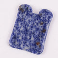 Anti Aging Square Shape Beauty Scraping Therapy Tool Massager Blue Spots Jasper Face Massage Tool Jade Gua Sha for Skin Care