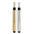Empty 3ml Lip Oil Tube Electroplate Gold Silver Liquid Serum Cosmetic Pen Refill Eye Cream Massage Press Bottle with Metal Tip