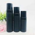 30ml 50ml 100ml Men Facial Cleanser Container Luxury Foaming Face Wash 2oz Dish Soap Spray Matte Black Foam Pump Plastic Bottle