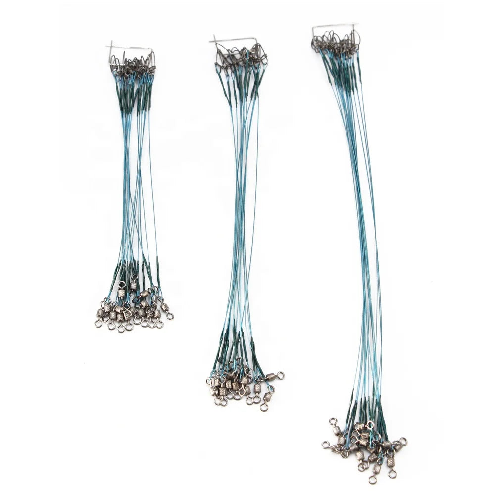 Selco Stainless Steel Blue Fishing Wire Leader Rigs Trace Line