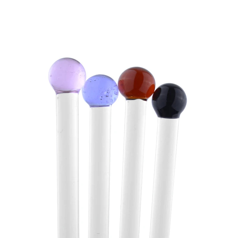 Popular Reusable Colored Borosilicate Glass Stirrer Glass Spoon Stirrer Trending 2023  Top