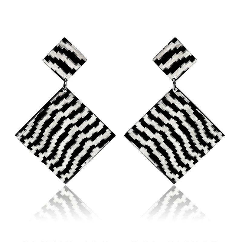 Personalized Vintage Earrings Charm Women Trendy Jewelry Simple Geometric Shaped Party Accessories Present