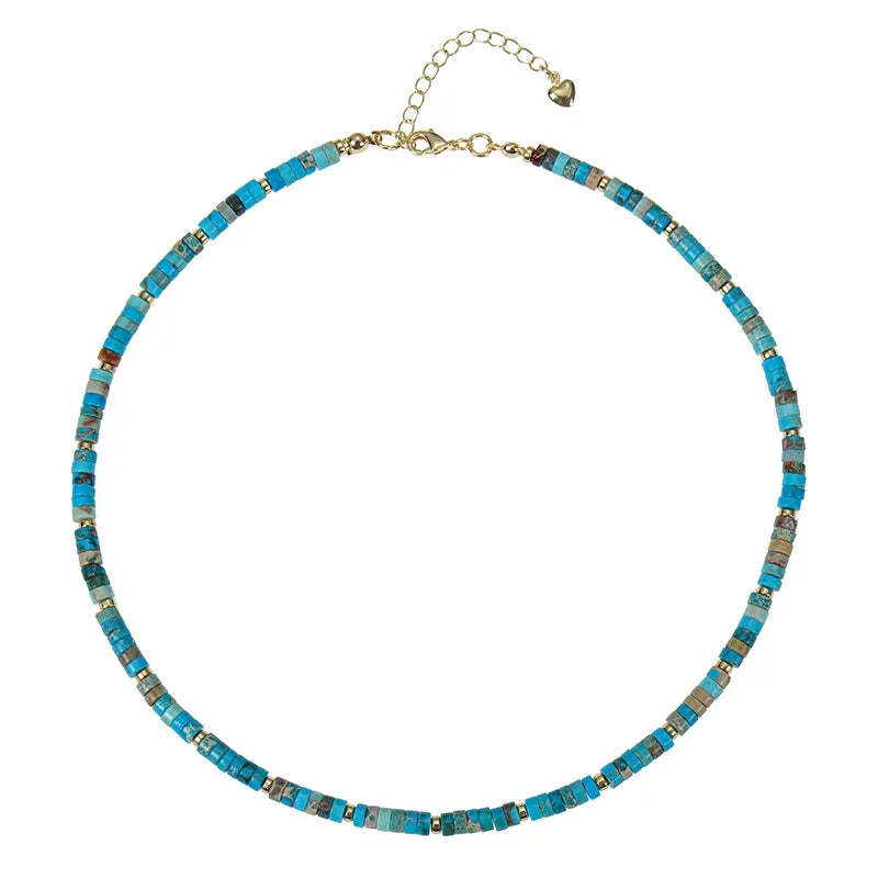 Fashion Jewelry Collares Para Mujer Colgante Choker Trendy Accessories Bohemian Natural Stone Necklace Women's Fashion Necklace