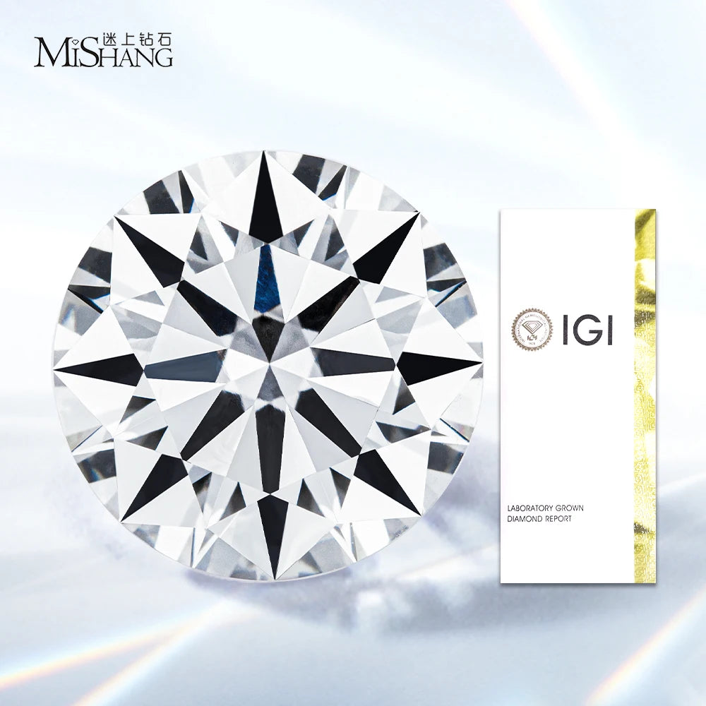 IGI Certificate Wholesale VVS VS CVD Diamond Excellent Cut Loose Round Lab Grown Diamonds