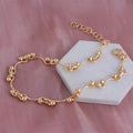 Factory Direct Sale Fashion Gold Plated Brass Necklace for Women Simple Niche Small Circle Ball Chains for Anniversary Occasions