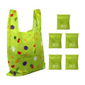 Custom logo Reusable Recycled Customized T-shirt Foldable Ripstop Nylon Polyester Shopping Eco Bag
