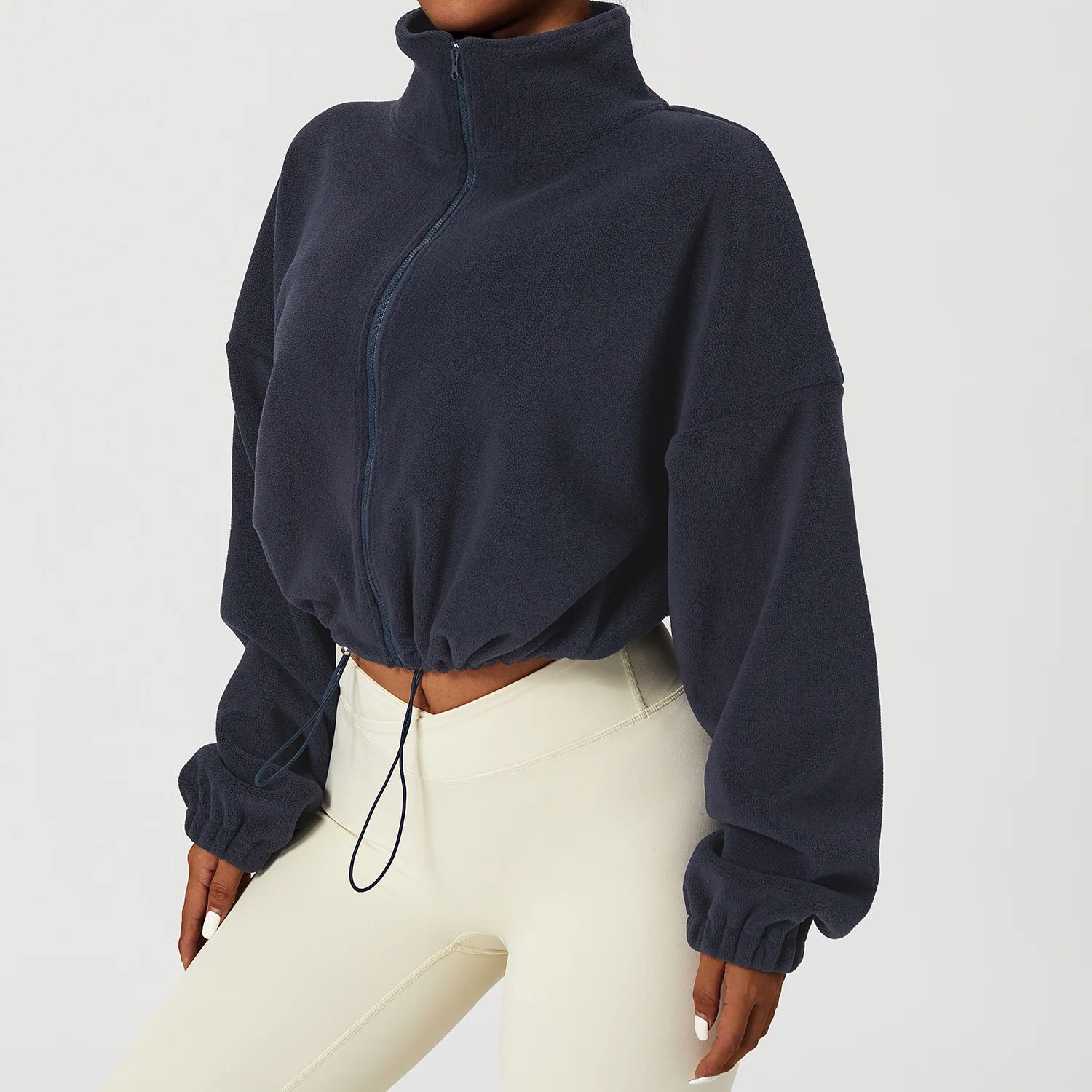 Women Outdoor Casual Full Zipper Thermal Comfort Fleece Soft Yoga Sports Jackets Deportivo Para Gym Mujer