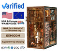 Wholesale Custom Design Minicity 2025 Diy Craft Kit Miniature House Kit 3D Wooden Puzzle Wooden Book Nook Kit