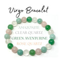 Wholesale Natural Stone Bracelet for Women Jewelry Healing Crystal Friendship Charm Gemstone Virgo Zodiac Bracelet
