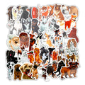 50pcs Cool Cartoon Zoo Animals Graffiti Stickers Realistic Vinyl Panda for Children's Refrigerator Decor Outdoor Gift Toy MegaBDM