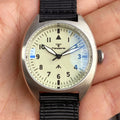 36mm NH35 Dive Watch Pilot 200m Water Mechanical Wristwatch Dome Sapphire Glass Reloj Hombre Full Green Luminous Dial