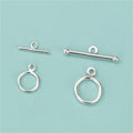 Jewelry Making Accessories 925 Sterling Silver High Quality Round Toggle OT Toggle Necklace Clasps