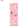 FITA Ultrathin 1.5mm Thick Wholesale Anti Slip Folding Travel Custom Print ECO Cheap Price Portable Suede Top Rubber Yoga Mat