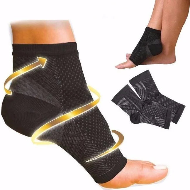Cheap Sports Open Toe Foot Sleeve Ankle Support Brace Heel Pain Relief Plantar Fasciitis Compression Socks for Swelling Sprain