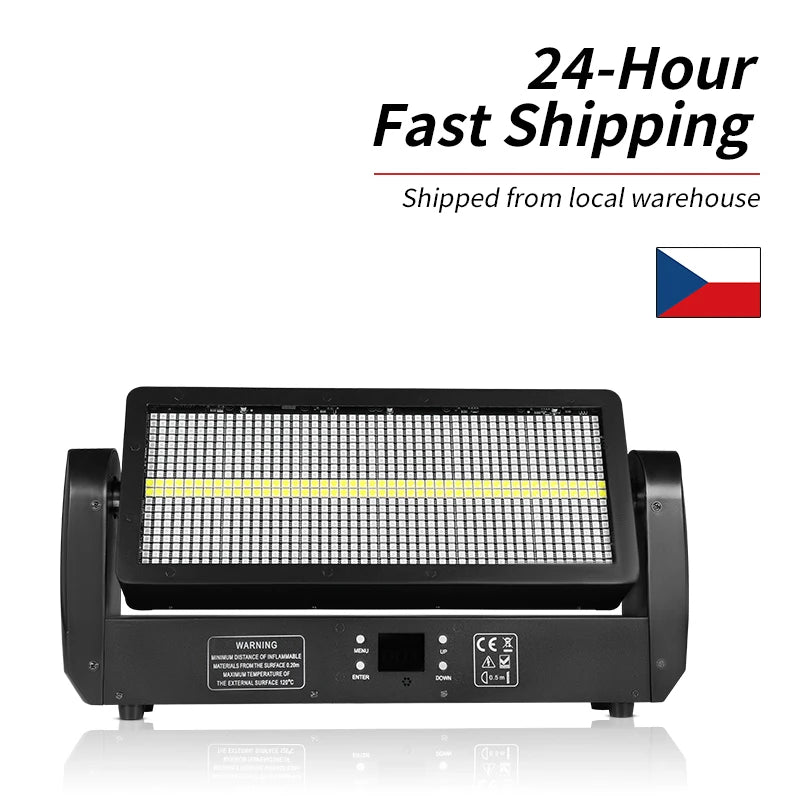 AICPOSE Stage Equipment 400w LED Strobe Moving Head Light Dmx512 Rgb 3in1 Strobe Lights