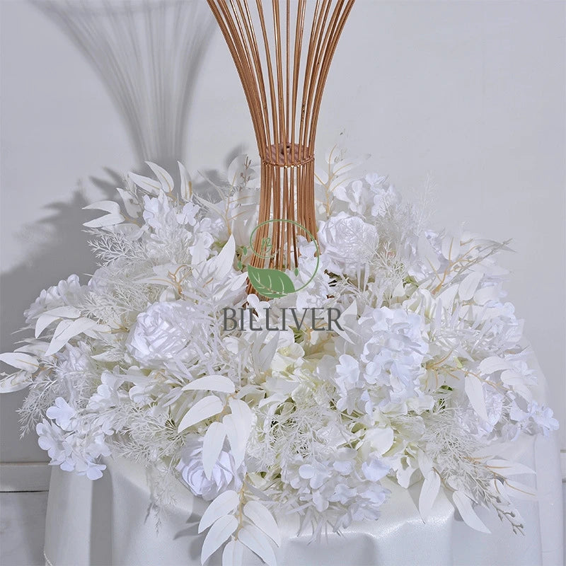 High Quality Flower Home Decor Wedding Decoration Table Flower Birthday Wedding Background artificial flower wedding table