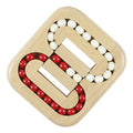 Wooden Flat Ball Luban Lock Burning Brain Toy Kongming Lock Mechanism Puzzle Decompression Educational Toy