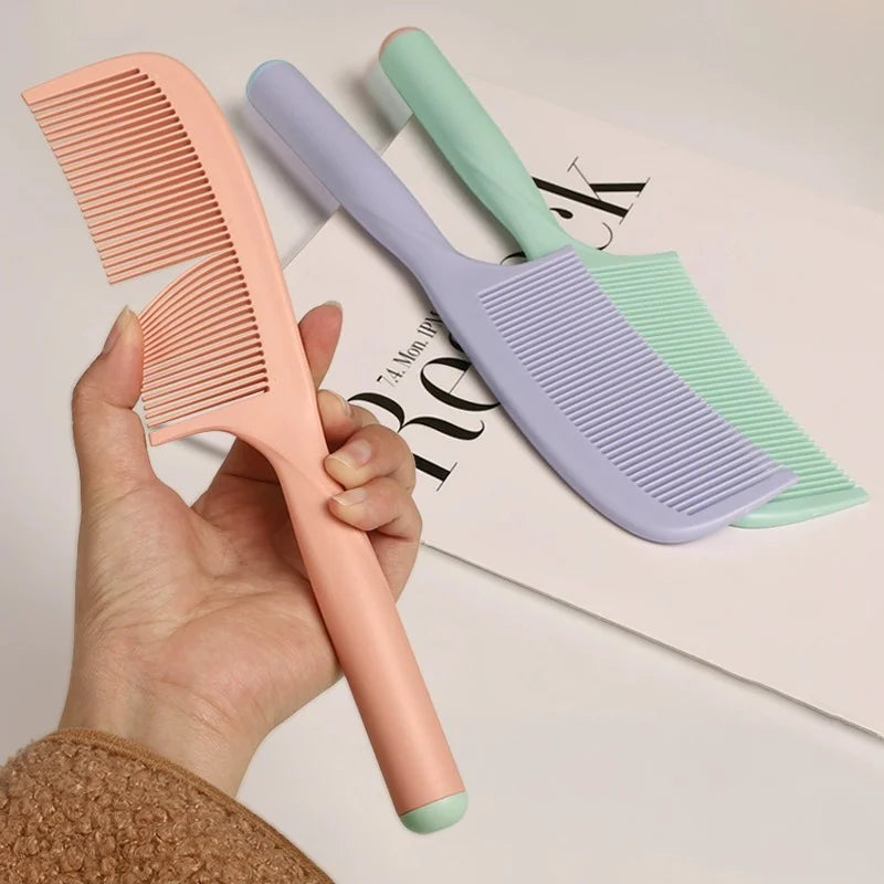 Women and Girls Large Tooth Detangling Hair Comb Wet/Dry Use Plastic Handle Hair Brush for Daily Home Use