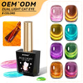 JTING Hot Trend Dual Light Cat Eye Gel Collection 8colors Set Magnet Double Light Cat Eye Nail Gel Polish OEM Private Label