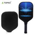 TOPKO Custom Design Pattern Glass Fiber Pickleball Paddle Hot Selling Single Pickleball Racket with Cover