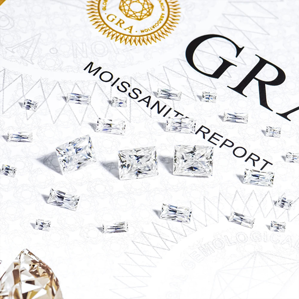 Wholesale DEF Color VVS  Clarity Marquise/ Baguette Trapezoid/ Pear  FANCY CUT MOISSANITE