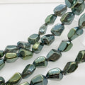 13*16mm Irregular Stone Shape Crystal Beads Diy Bracelet Necklace Material Colorful Heart Glass Beads for Jewelry Making
