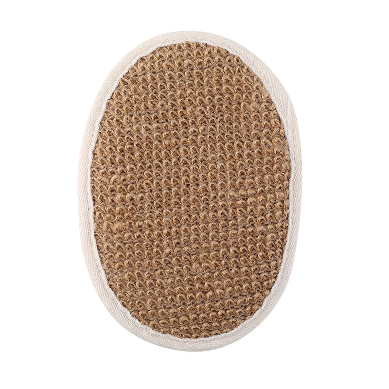 Natural Hemp Exfoliating Scrubber Pad Cleaning Sponge Scrubber