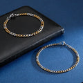 Custom Hip Hop Jewelry Waterproof Stainless Steel 8MM 9MM 11MM Miami Cuban Link Chain Bracelets YF3273